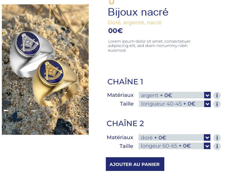 Avoir plusieurs options